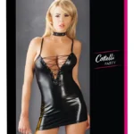 Cottelli Wetlook mini suknelė S (juoda)