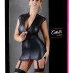 Cottelli mini suknelė su reguliuojamais dirželiais, juoda, S