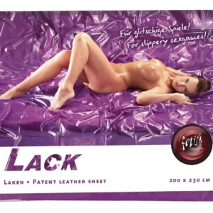 fetish Collection neperšlampama paklodė, violetinė, 200 x 230 cm