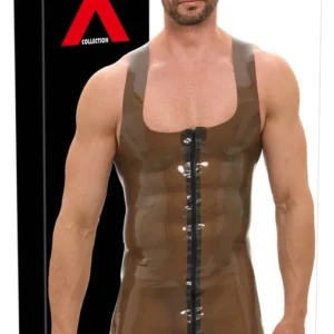 Late X Men's Latex Body Smoky XL — Smoky Grey, XL