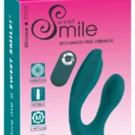 Sweet Smile Dual Vibration 17 cm, rožinė, su pulteliu