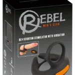 Rebel RC penio žiedas su pulteliu, juodas, 9,4 cm