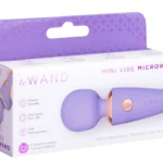Le Wand Mini Microwand Rose wand tipo masažuoklis, 10 cm