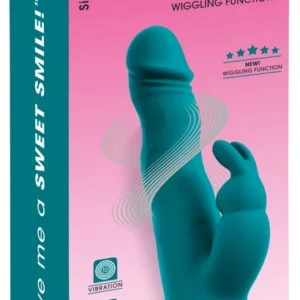Sweet Smile Rabbit Vibrator, 22.5 cm, Pink