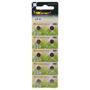 [BRAND] LR41 mygtukiniai elementai, 10 vnt.