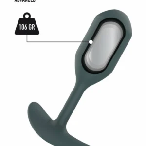 ToyJoy The Player Silicone Plug 11 cm, 106 g (Black)