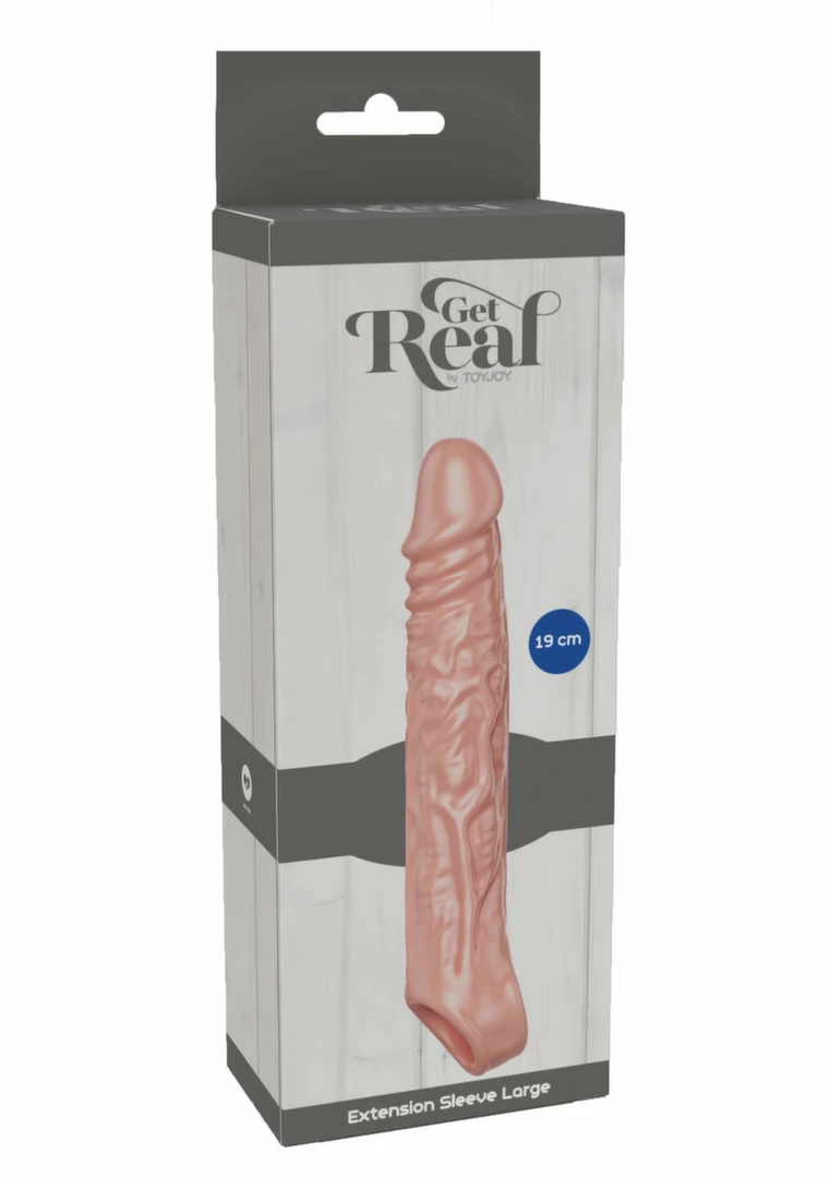 ToyJoy Get Real Extension Sleeve TPE Large 19 cm - Image 4