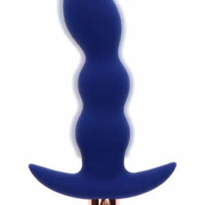 ToyJoy The Risque vibruojantis analinis kaištis, juodas