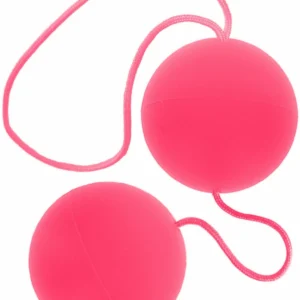 ToyJoy Funky Love Balls Silicone Weighted Trainer Pink