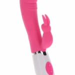 ToyJoy Funky Rabbit kiškio tipo vibratorius, silikoninis, rožinis