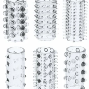 ToyJoy Power Sleeve Set — 6 TPE žiedų rinkinys