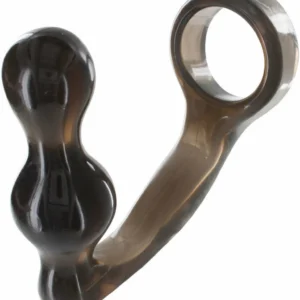ToyJoy Power Plug & Ring Set, TPE juodas