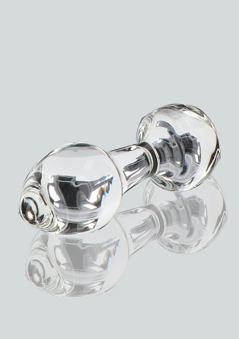 ToyJoy GLASS WORXX Stargazer Glass Plug Medium - Image 4