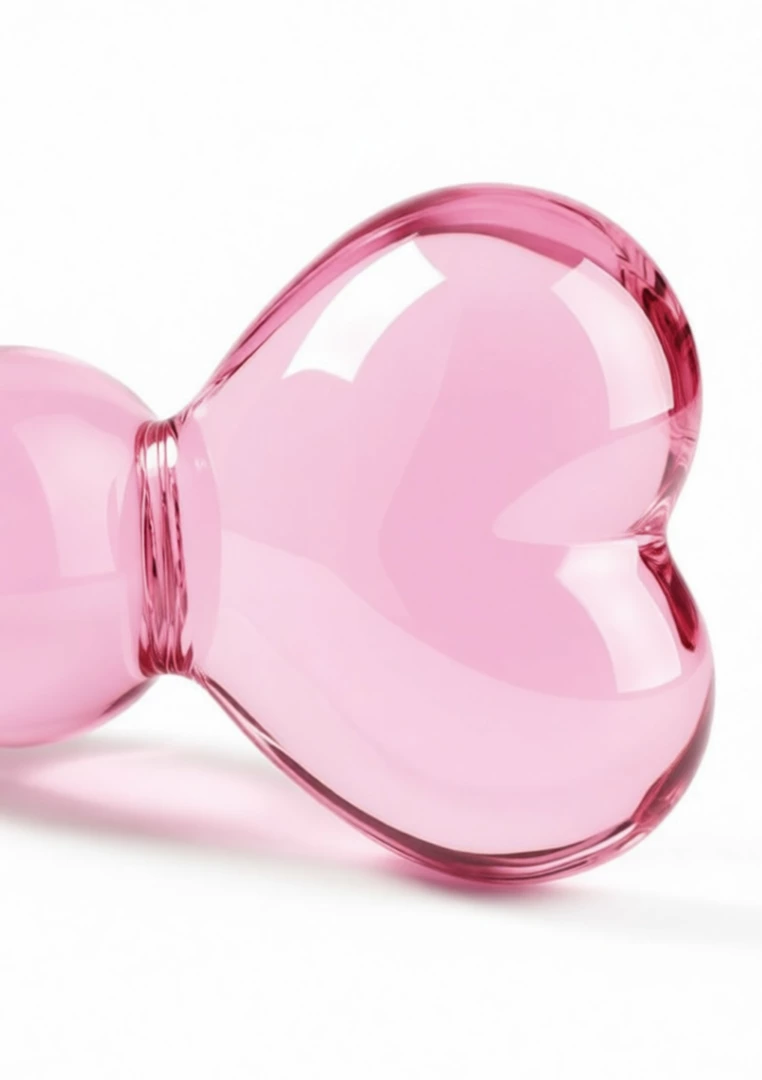 ToyJoy Glass Worxx Crystal Heart Anal Model - Image 4