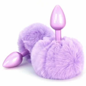 ToyJoy HAPPINESS Enchanting Bunnytail — aliuminio kištukas