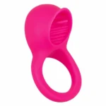 CalExotics Teasing Tongue Enhancer penio žiedas, silikoninis, juodas