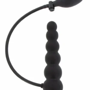 Hidden Desire Inflatable Suction Plug Expert — silikonas, juoda