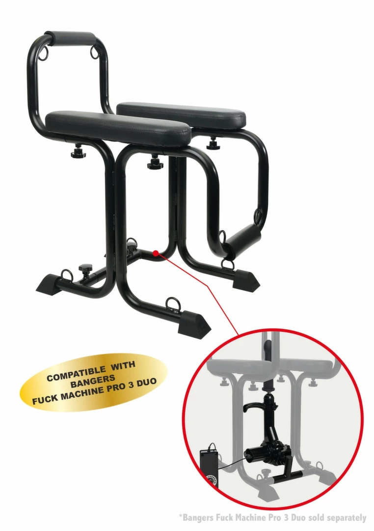 Hidden Desire Bondage Seat – 8 tvirtinimo taškai, juoda - Image 8