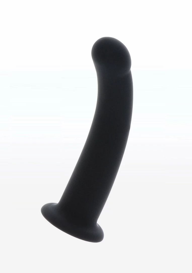 Taboom Strap-On Dong Medium 17 cm (silikonas, juoda)