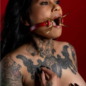 Taboom Open Mouth Spider Gag Adjustable Black