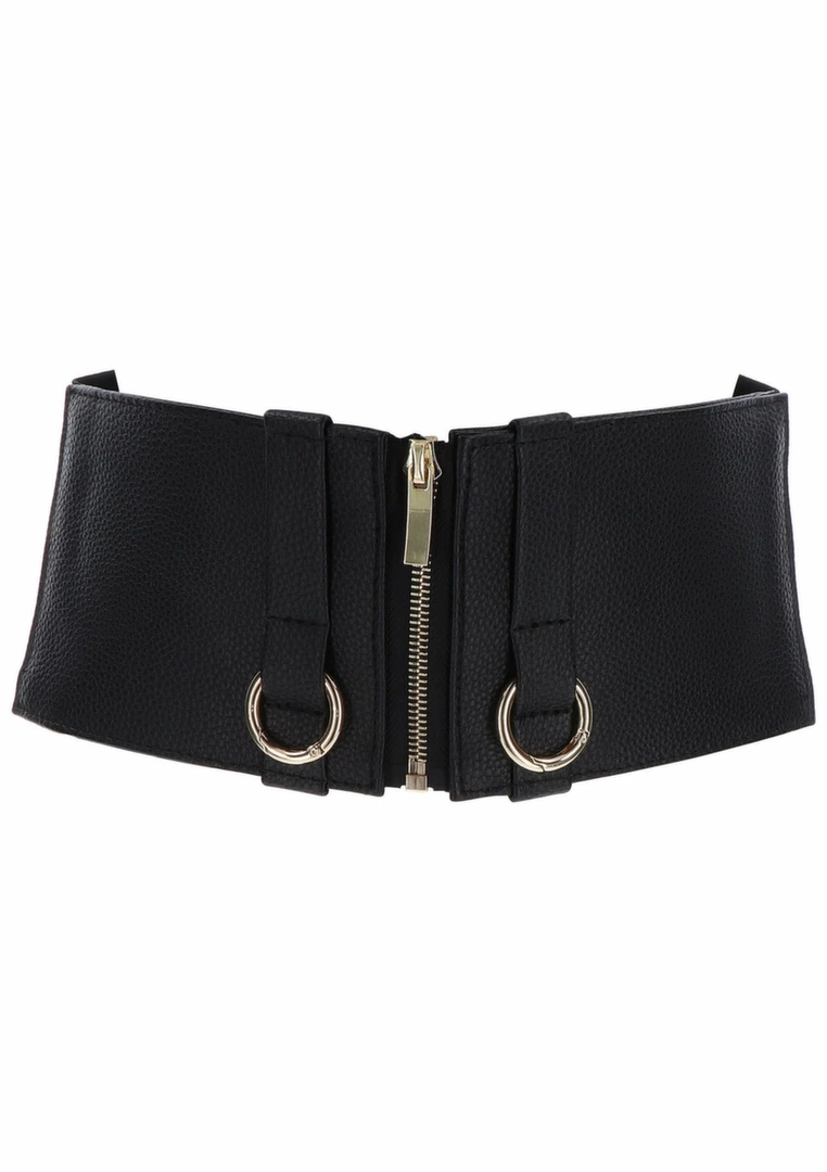Taboom Bondage Couture Belt S, veganiška oda, juoda - Image 4