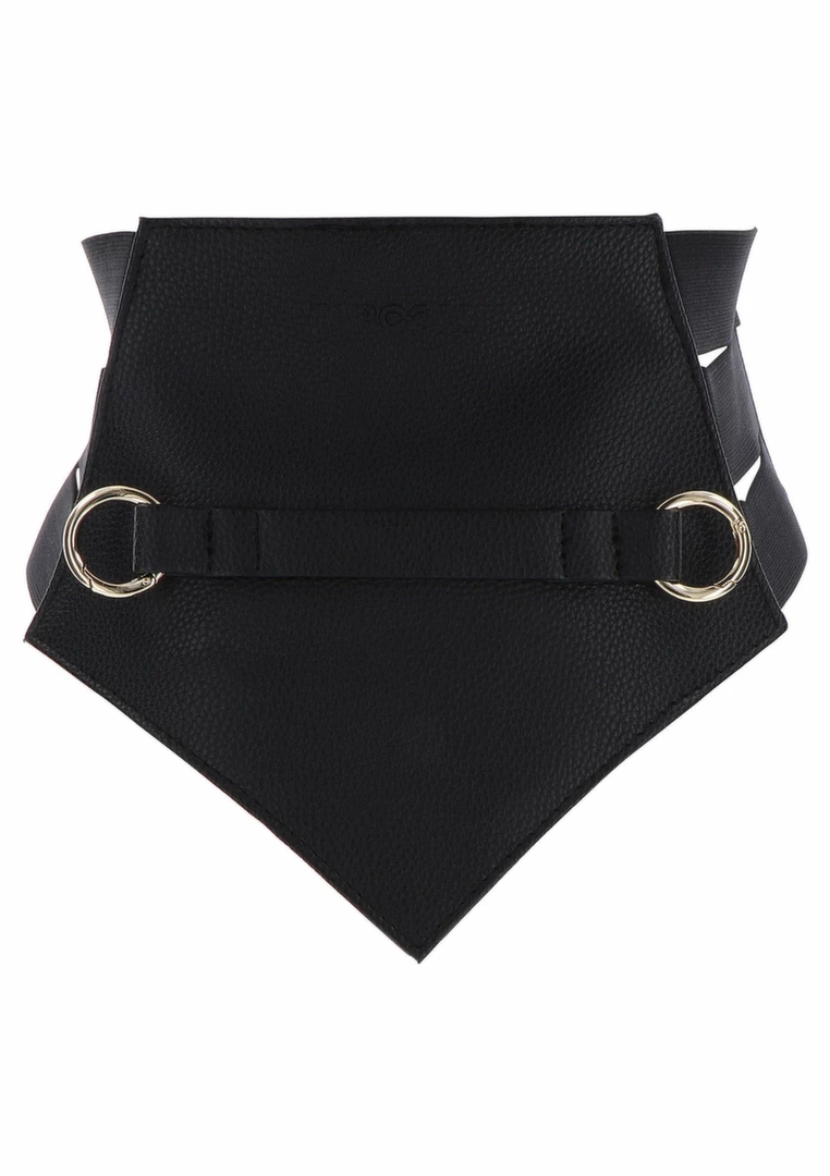 Taboom Bondage Couture Belt S, veganiška oda, juoda - Image 5