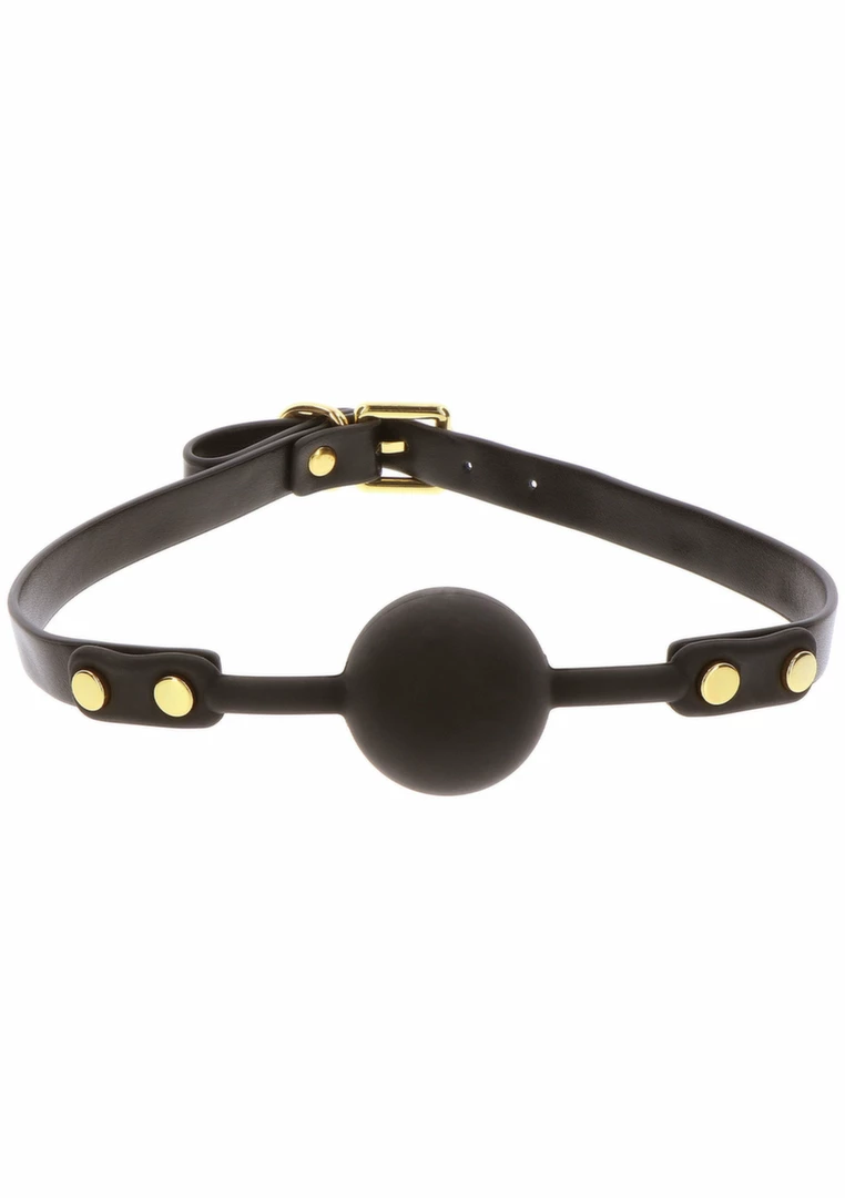 Taboom Ball Gag Black & Gold - Image 5