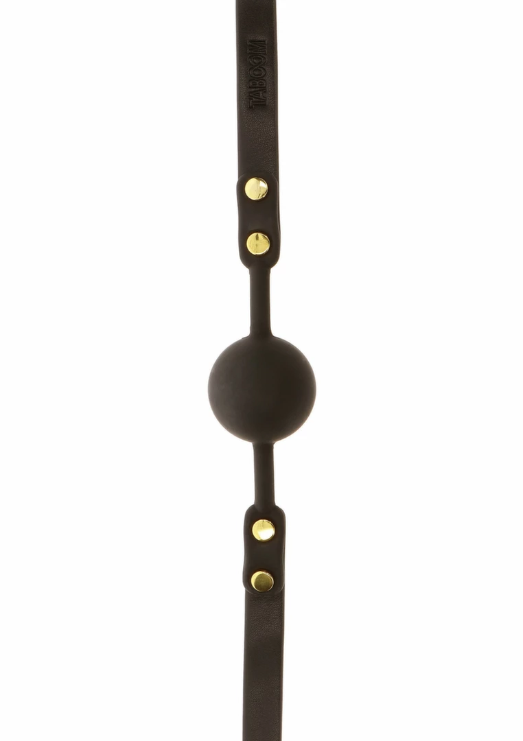 Taboom Ball Gag Black & Gold - Image 7