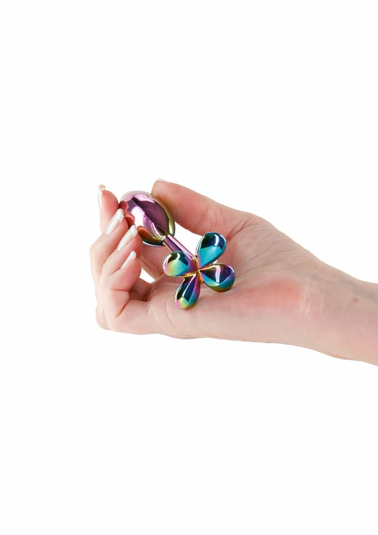 NS Novelties Clover — chromuotas aliuminio plugas (M) - Image 4