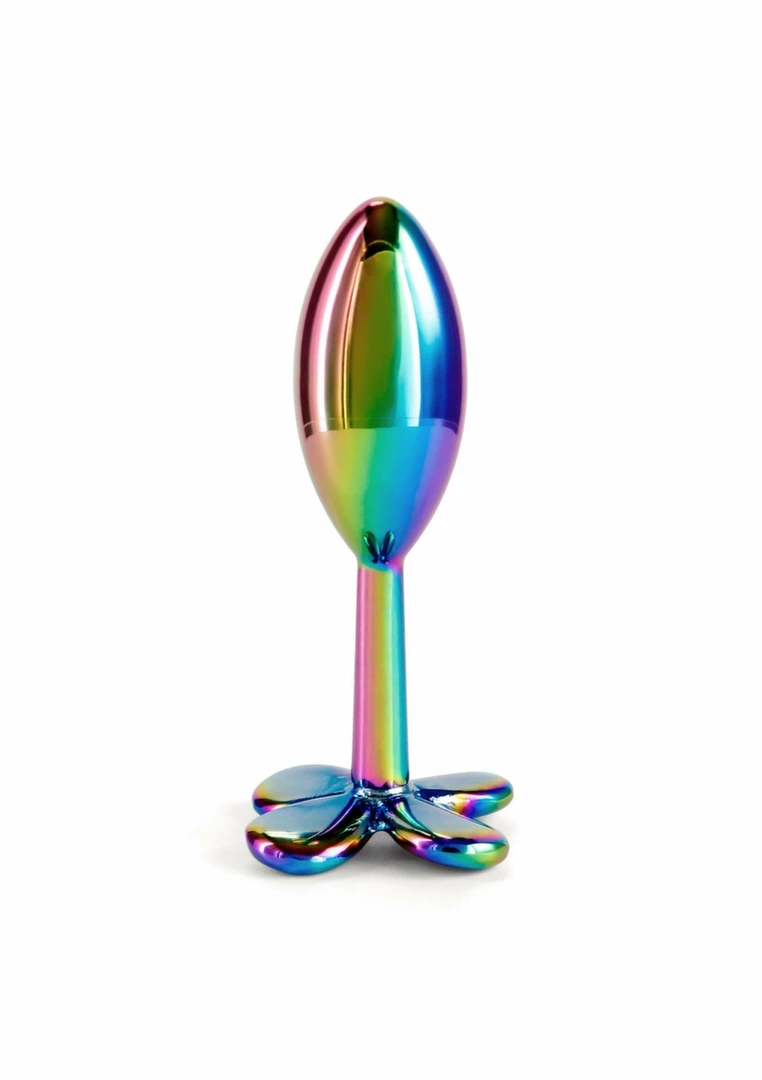 NS Novelties Clover — chromuotas aliuminio plugas (M)
