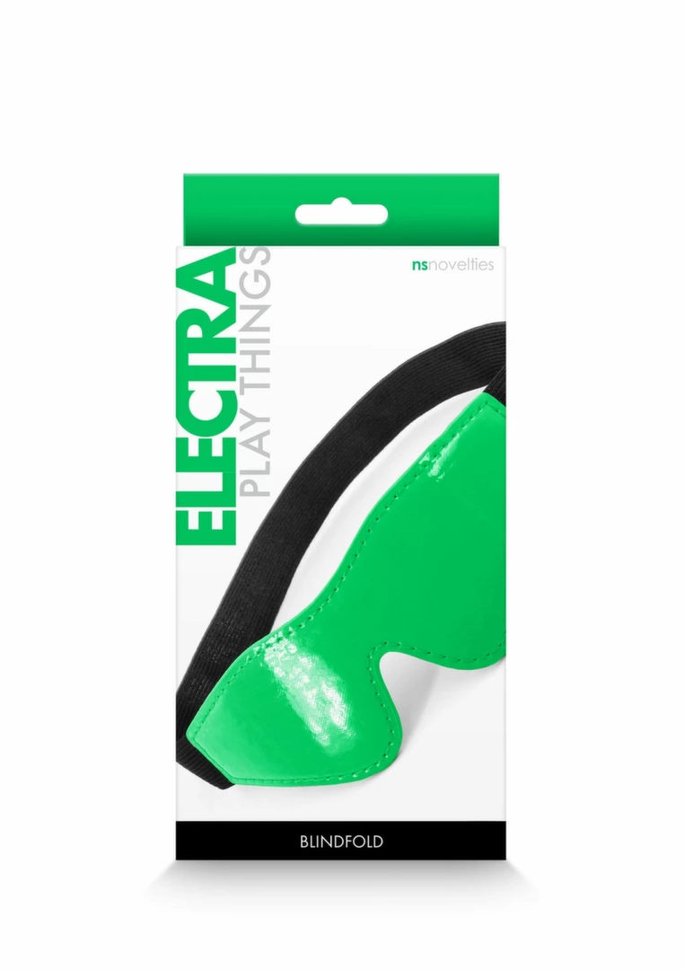 NS Novelties Electra Blindfold neopreno kaukė juoda - Image 2