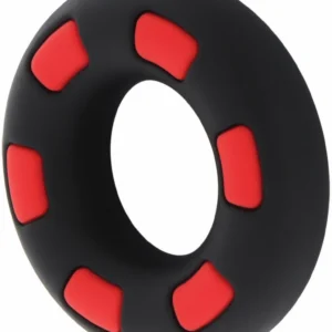 Super Stud C-Ring (skystas silikonas, juodas)