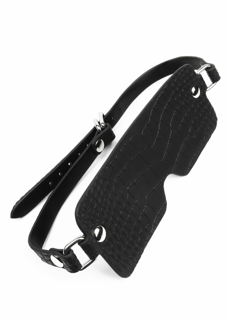 Avanza FEROS Croc-Embossed PU Blindfold - Image 5