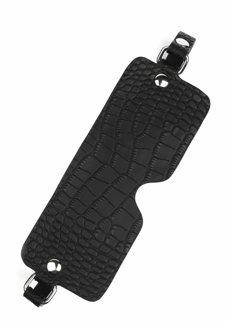 Avanza FEROS Croc-Embossed PU Blindfold - Image 2