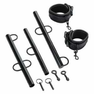 CalExotics Spreader Bar with Adjustable Cuffs 65.5-77 cm