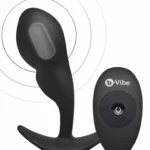 B-Vibe P-Spot SnugPlug prostatos masažuoklis, juodas, 12,7 cm