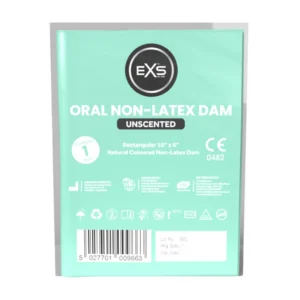 EXS Oral Dam apsauginė plėvelė be latekso, 25 x 15 cm