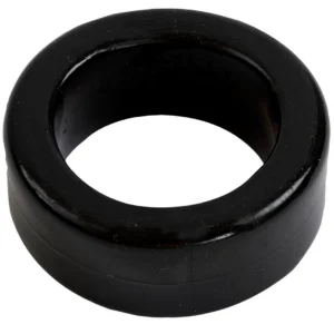 Doc Johnson TitanMen Stretch-To-Fit penio žiedas, juodas