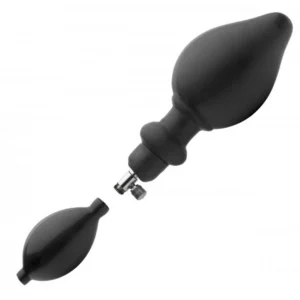 XR Brands Expander Inflatable Plug Black
