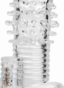 XR Brands Vibrating TPR Sleeve 3.5in