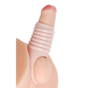 XR Brands Master Series Ribbed Sleeve Light TPR 5.75in