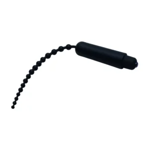 XR Brands Dark Rod Vibrating Beaded Urethral Device 24cm