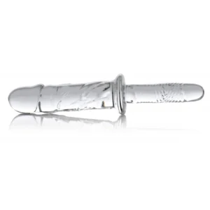 XR Brands Brutus Glass Rod Thruster – Clear