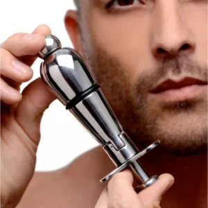 XR Brands Petite Stainless Steel Expansion Lock Plug