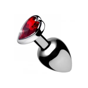 XR Brands Red Heart Gem intymus kaištis S