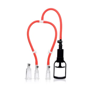 XR Brands 3-Way Pump System – 3 skaidrūs cilindrai