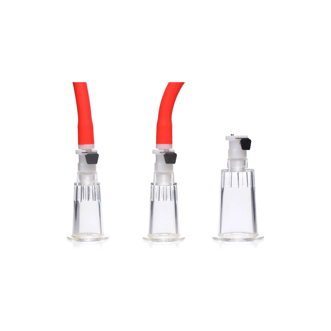 XR Brands 3-Way Pump System – 3 skaidrūs cilindrai - Image 3