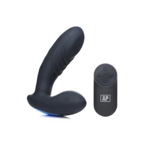 XR Brands P-Thump prostatos masažuoklis, juodas