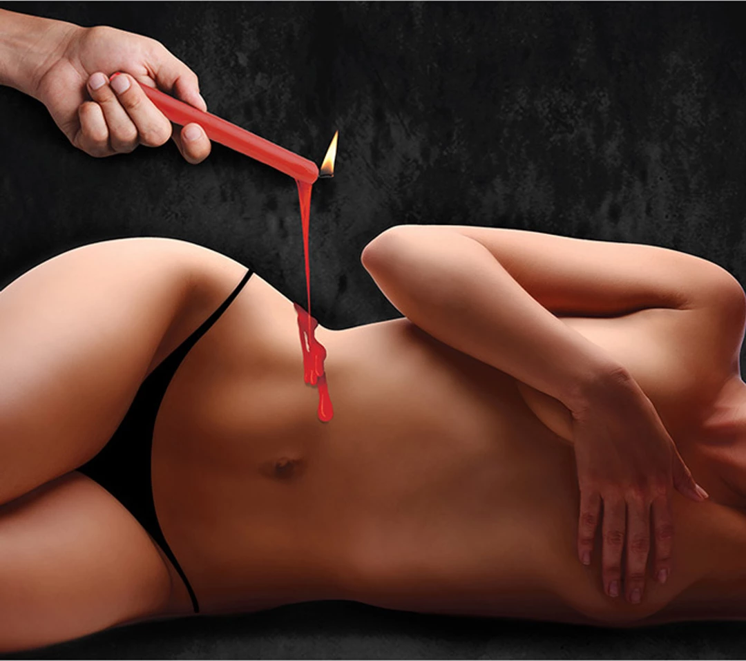 XR Brands Fire Sticks – 3 parafino lašinamos žvakės - Image 5