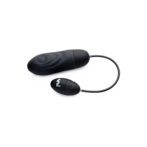 XR Brands Vibrating Silicone Bullet — Rechargeable Black